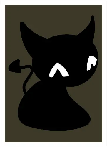 Niedliche Teufelskatze