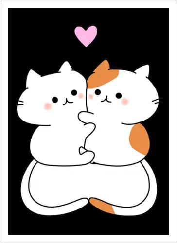 Katzen lieben Umarmungen