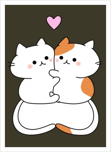 Katzen lieben Umarmungen