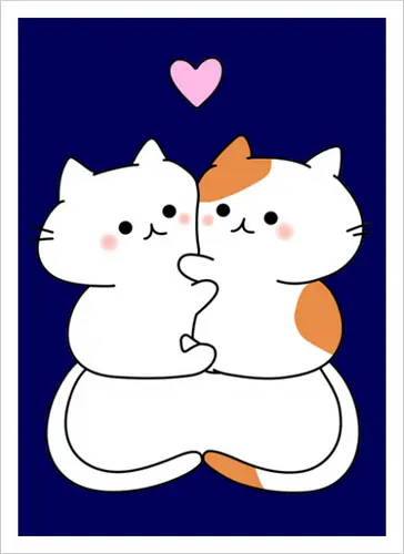 Katzen lieben Umarmungen