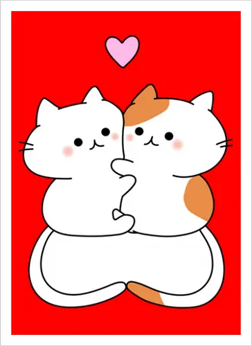 Katzen lieben Umarmungen