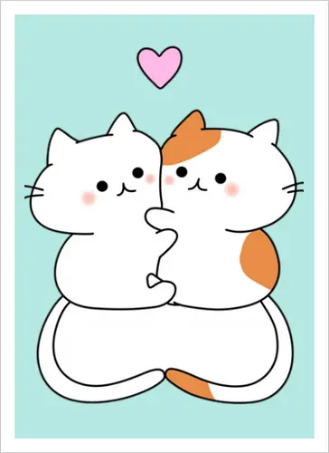 Katzen lieben Umarmungen