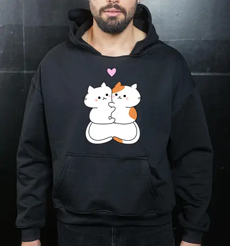 Katzen lieben Umarmungen