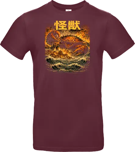 Japanischer Meeresdrache Kaiju Art