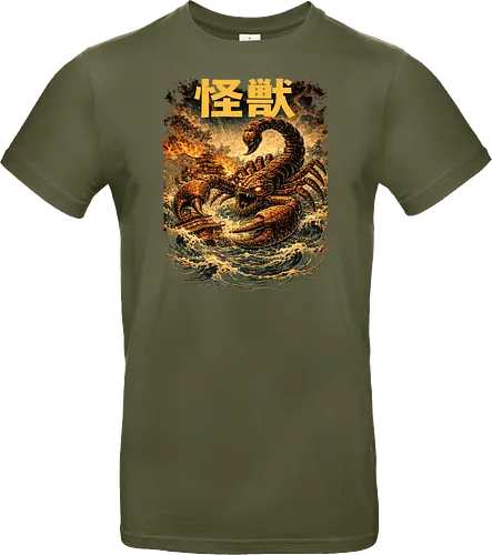 Gigantischer Skorpion Kaiju Monster