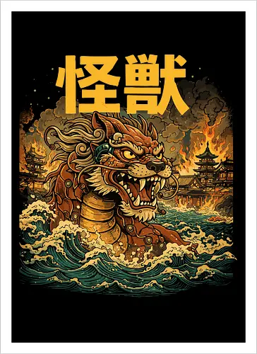 Japanischer Löwendrache Kaiju