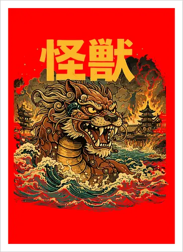 Japanischer Löwendrache Kaiju