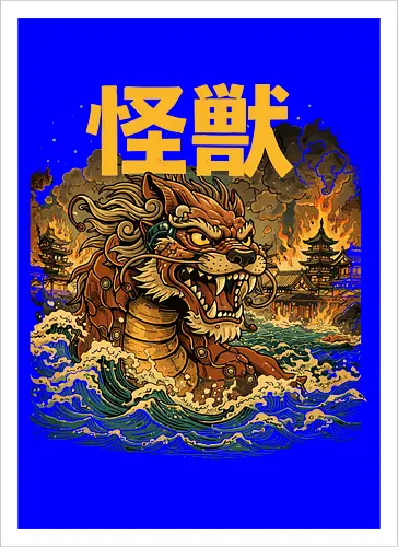 Japanischer Löwendrache Kaiju