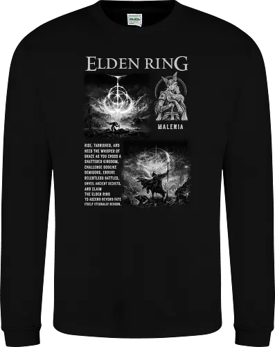 Gothic EldenRing T-Shirt, Malenia Fan Art