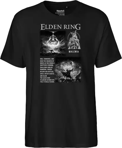 Gothic EldenRing T-Shirt, Malenia Fan Art