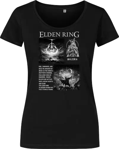 Gothic EldenRing T-Shirt, Malenia Fan Art