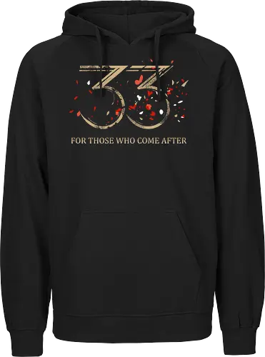 Clair Obscur Expedition 33 T-Shirt: Distressed Gold & Red Petal Gamer Tee