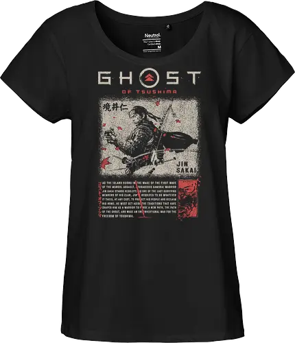 Ghost of Tsushima T-Shirt, Jin Sakai Samurai Design