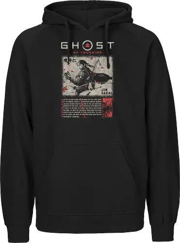 Ghost of Tsushima T-Shirt, Jin Sakai Samurai Design