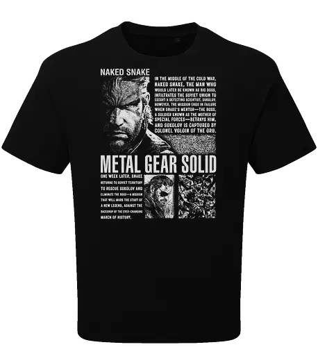 Metal Gear Solid Unisex Tee, Metal Gear Solid T-shirts, Big Boss Shirt