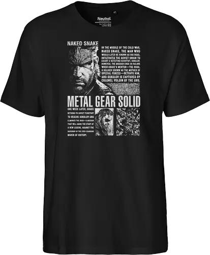 Metal Gear Solid Unisex Tee, Metal Gear Solid T-shirts, Big Boss Shirt