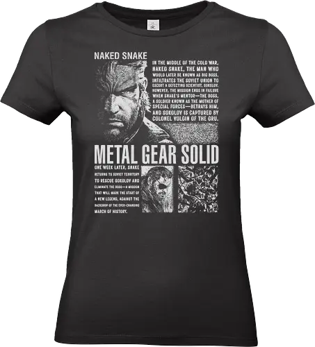 Metal Gear Solid Unisex Tee, Metal Gear Solid T-shirts, Big Boss Shirt - metal gear solid, video game t-shirt, gaming tshirt, retro gaming tees, metal gear shirt, solid snake shirt, men's t-shirt, summer spring shirt, solid snake tee, retro shirt, gildan cotton, heartfelt gift, gift for him - Standard T-Shirt (Frauen)