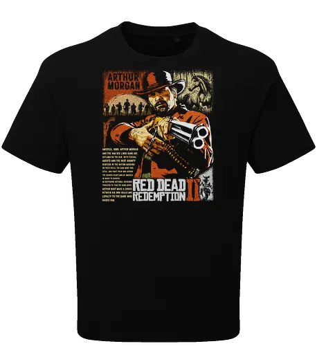 Outlaw Cowboy Graphic T-Shirt – Red Dead Redemption Tee