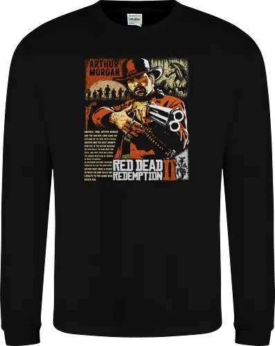 Outlaw Cowboy Graphic T-Shirt – Red Dead Redemption Tee