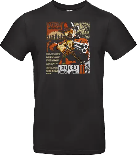 Outlaw Cowboy Graphic T-Shirt – Red Dead Redemption Tee