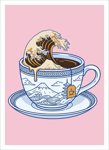 The Great Wave of Tea