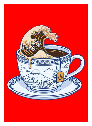 The Great Wave of Tea