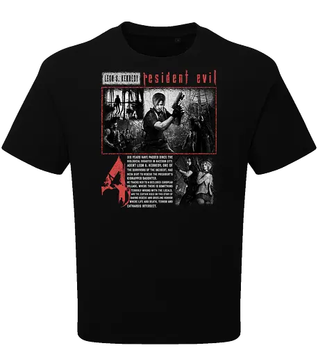 Resident 4 Evil Shirt, Leon Kennedy Tee, Vintage RE4 Remake Graphic, Horror Game