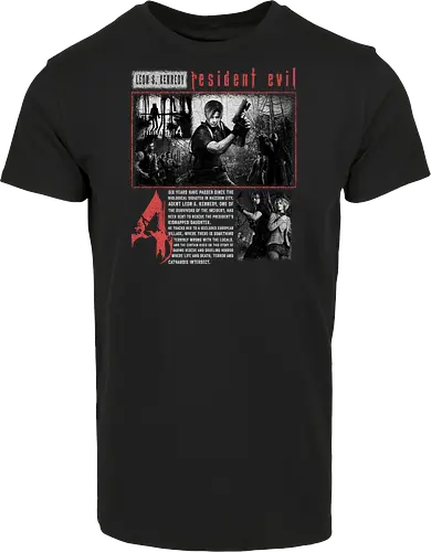 Resident 4 Evil Shirt, Leon Kennedy Tee, Vintage RE4 Remake Graphic, Horror Game