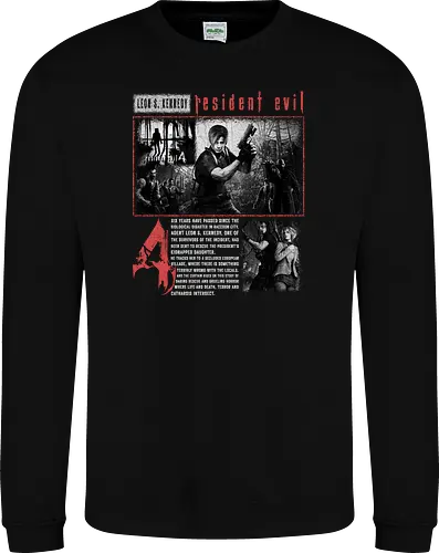 Resident 4 Evil Shirt, Leon Kennedy Tee, Vintage RE4 Remake Graphic, Horror Game