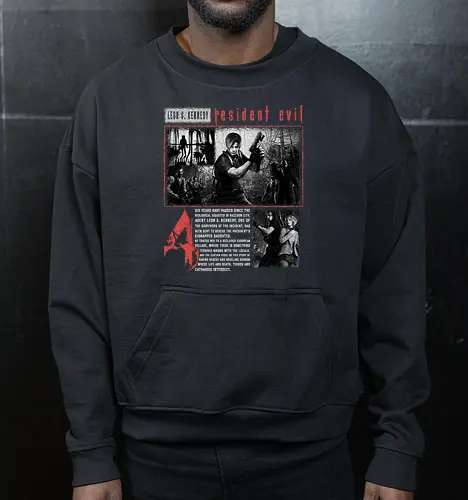 Resident 4 Evil Shirt, Leon Kennedy Tee, Vintage RE4 Remake Graphic, Horror Game