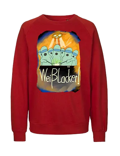 Weißlacker - Allgäu, albern, Käse - Fairtrade Sweatshirt