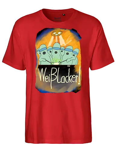 Weißlacker - Allgäu, albern, Käse - Fairtrade T-Shirt
