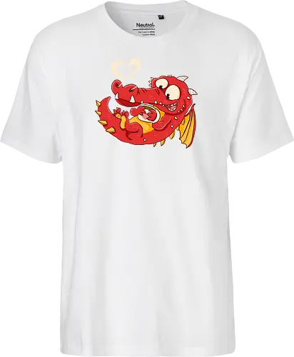 Kaffee Drache - Kaffee, Drache, Comic - Fairtrade T-Shirt