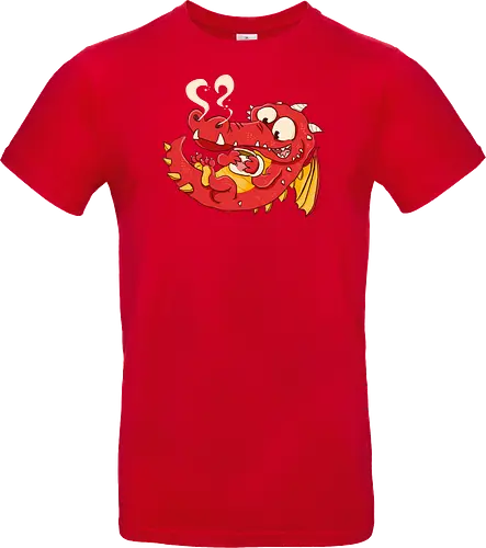 Kaffee Drache - Kaffee, Drache, Comic - Standard T-Shirt