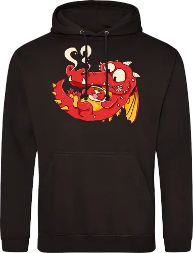 Kaffee Drache - Kaffee, Drache, Comic - Standard Hoodie