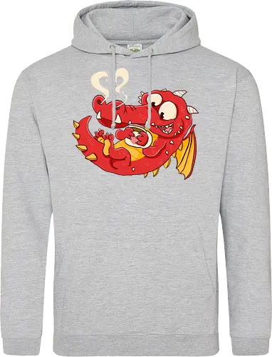 Kaffee Drache - Kaffee, Drache, Comic - Standard Hoodie