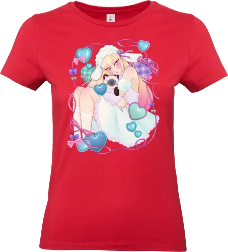 Kawaii Kaiwai - kawaii, anime, bisque doll, pastel - Standard T-Shirt (Frauen)