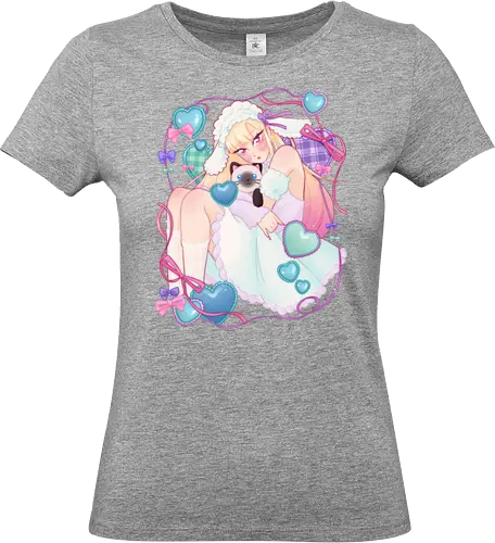 Kawaii Kaiwai - kawaii, anime, bisque doll, pastel - Standard T-Shirt (Frauen)