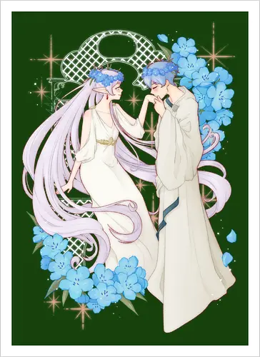 Our Journey - cute, anime love, frieren, anime, manga, himmel - Kunstdruck