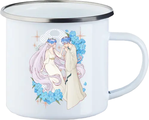 Our Journey - cute, anime love, frieren, anime, manga, himmel - Emailletasse