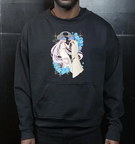 Our Journey - cute, anime love, frieren, anime, manga, himmel - Cropped Sweatshirt