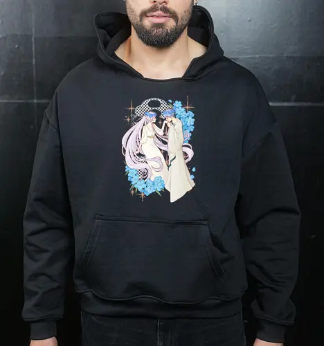 Our Journey - cute, anime love, frieren, anime, manga, himmel - Cropped Hoodie