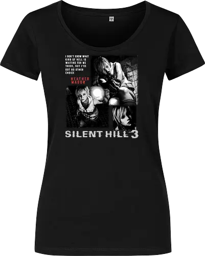 Vintage Silent 3 Hill Heather Mason T-Shirt, Bootleg Style