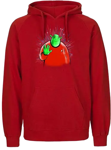 Star Monster - mash up, funny, ogre, scifi, television, fantasy movie - Fairtrade Hoodie