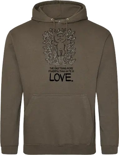 The only thing more powerful than hate is love.