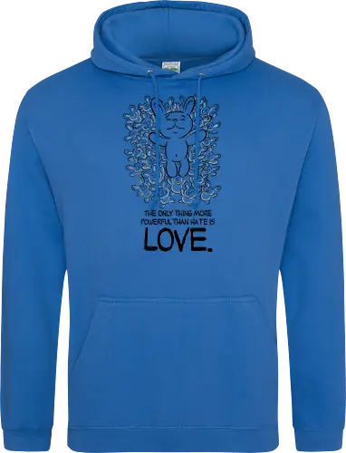 The only thing more powerful than hate is love.