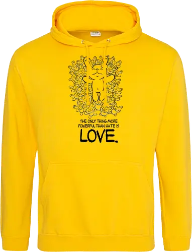 The only thing more powerful than hate is love.