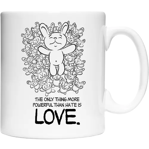 The only thing more powerful than hate is love.