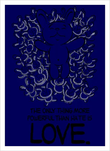 The only thing more powerful than hate is love.