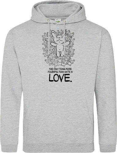 The only thing more powerful than hate is love.